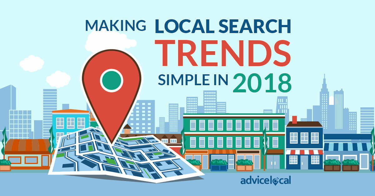 Making Local Search Trends Simple in 2018 Infographic