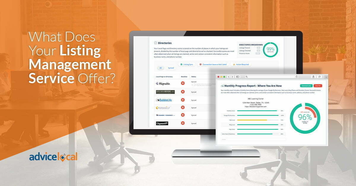 What Does Your Listing Management Service Offer?