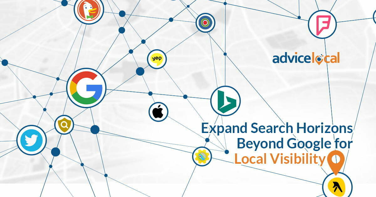 Expand Search Horizons Beyond Google for Local Visibility