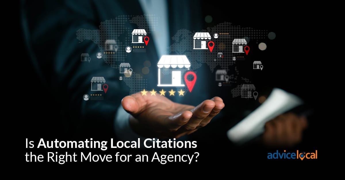 Local citation automation for agencies.