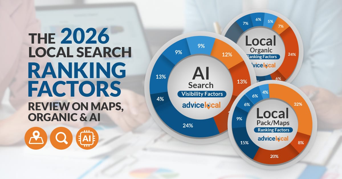 Reviewing the latest local search ranking factors for 2026.