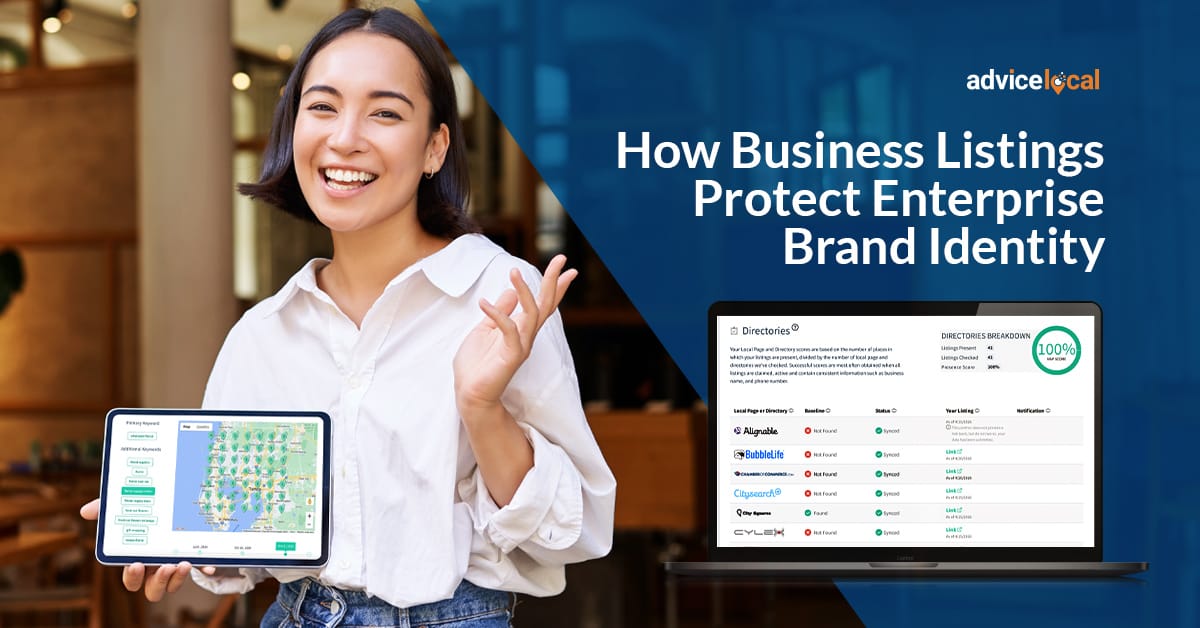 Business listings and enterprise brand identity.